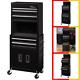 5 Drawer 20 Inches Rolling Tool Chest And Cabinet Combo With Riser For Storage