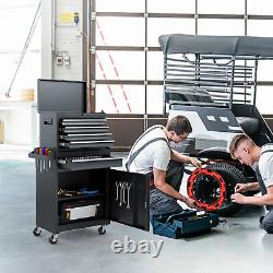 5 Drawer Heavy Duty Rolling Tool Chest Tool Box WithWheel Locking System Tool Cart