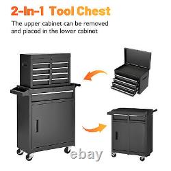 5 Drawer Heavy Duty Rolling Tool Chest Tool Box WithWheel Locking System Tool Cart