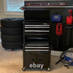 5 Drawer Rolling Cart Tool Storage Organizer Chest Cabinet Combo Mechanic Box