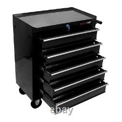 5-Drawer Rolling Tool Box Cart Tool Chest Tool Storage Cabinet with Wheels