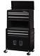 5 Drawer Rolling Tool Chest And Cabinet Combo With Riser Hyper Tough 20 Inch New