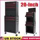 5-drawer Rolling Tool Chest Cabinet Combo 20in Bulk Storage Lid Warehouse Garage