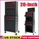 5-drawer Rolling Tool Chest Cabinet Combo 20in Bulk Storage Lid Warehouse Garage