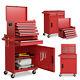 5-drawer Rolling Tool Chest Cabinet Metal Tool Storage Box Lockable With Wheels