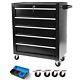 5-drawer Rolling Tool Chest Cabinet With Wheels, Storage Organizer For Garage