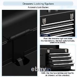 5-Drawer Rolling Tool Chest Garage Tool Box on Wheels Lockable Storage Cabinet