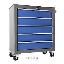 5-Drawer Rolling Tool Chest, Portable Tool Box Organizer on Wheels