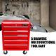 5 Drawer Rolling Tool Chest Tool Box Cart Tool Storage Cabinet With Wheels