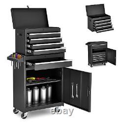 5-Drawer Rolling Tool Chest Tool Box WithWheel Locking System Tool Cart For Garage