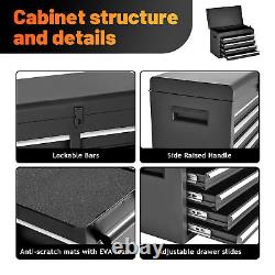 5-Drawer Rolling Tool Chest Tool Box WithWheel Locking System Tool Cart For Garage