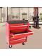 5-drawer Rolling Tool Chest With Detachable Tray And Lock For Garage Red
