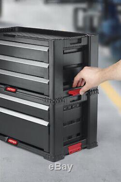 5 Drawer Rolling Tool ChestBox Cabinet Storage Garage Mechanic Machinist Resin