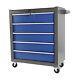 5-drawers Rolling Tool Box Cart Metal Tool Storage Cabinet Lockable With Wheels