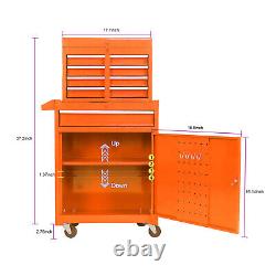 5 Drawers Rolling Tool Box Chest Rolling Tool Storage Cabinet with Wheels
