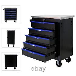 5 Drawers Rolling Tool Cart Chest Tool Garage Storage Cabinet Tool Box with Wheels