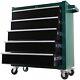 5 Drawers Rolling Tool Chest Cabinet Storage Box With Wheels Garage Workshop