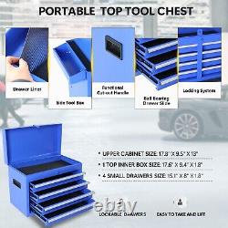 5 Drawers Rolling Tool Chest Storage Cabinet Box on Wheels Garage Workshop