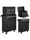 5drawer High Capacity Rolling Tool Chest With Wheels, Tool Box Combo Tool Storage