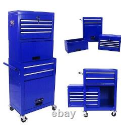 6-Drawer Rolling Tool Chest Tool Storage Cabinet & Tool Box Cart with Wheels