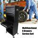 6-drawer Steel Tool Chest 2 In 1 Rolling Garage Box & Cabinet With Wheels Black