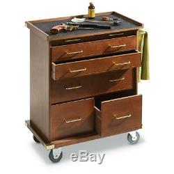 6 Drawers Rolling Storage Cabinet Durable Locking Caster Wheels Side Handle Shop
