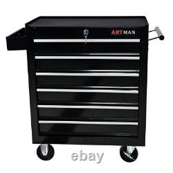 6 Drawers Rolling Tool Cart Chest Tool Garage Storage Cabinet Tool Box with Wheels