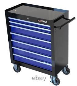 7-Drawer Lockable Rolling Tool Cart Tool Box Chest Storage Toolbox Cabinet Wheel