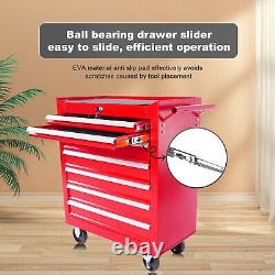 7-Drawer Metal Rolling Tool Chest Tool Box Storage Cabinet with Wheels