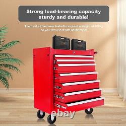 7-Drawer Metal Rolling Tool Chest Tool Box Storage Cabinet with Wheels