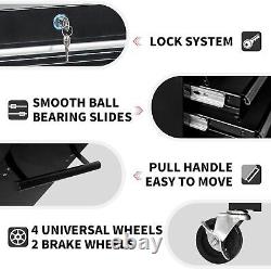 7 Drawer Rolling Tool Cart Metal Tool Storage with Interlock System & Wheel Repair