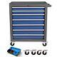 7-drawer Rolling Tool Chest Box With Wheels, Multifunctional Mechanic Storage
