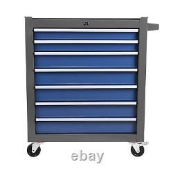 7-Drawer Rolling Tool Chest Box with Wheels, Multifunctional Mechanic Storage