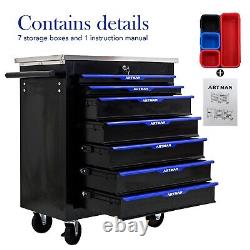 7-Drawer Rolling Tool Chest Tool Storage Cabinet Box Garage Chest with Wheels