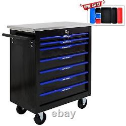 7-Drawer Rolling Tool Chest Tool Storage Cabinet Box Garage Chest with Wheels