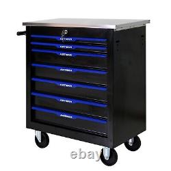 7-Drawer Rolling Tool Chest Tool Storage Cabinet Box Garage Chest with Wheels