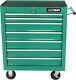 7-drawer Tool Box Rolling Tool Chest Tool Storage Cabinet For Garage-green