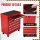 7 Drawers Rolling Tool Box Cart Tool Chest Tool Storage Cabinet With Wheels Metal