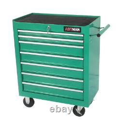 7 Drawers Rolling Tool Box Cart Tool Storage Cabinet Steel Lockable Tool Chest
