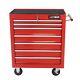 7 Drawers Rolling Tool Cart Chest Withlock&& Key Storage Cabinet Tool Box Withwheels
