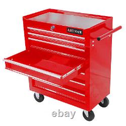 7-Drawers Rolling Tool Chest Mobile Tool Storage Cabinet Tool Cart with Wheels