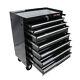 7 Drawers Rolling Tool Chest With Wheels Tool Cart Cabinet Storage Box Black