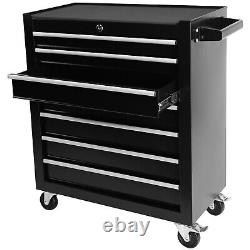 7 Drawers Tool Cart on Wheel Rolling Tool Chest Tool Storage for Garage Workshop