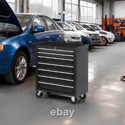 7 Drawers Tool Cart on Wheel Rolling Tool Chest Tool Storage for Garage Workshop