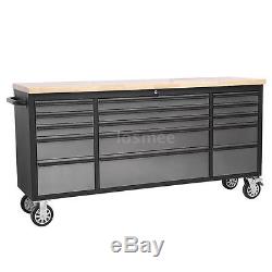 72 Stainless Steel Rolling Tool Chest Excellent Tool Box Tool Storage Box N0U1