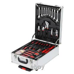 799pcs Rolling Hand Tool Set Standard Metric Mechanic Kit with Trolley Case Box