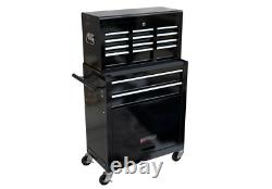 8-Drawer High Capacity Rolling Tool Chest with Wheels Removable Tool Box Combo