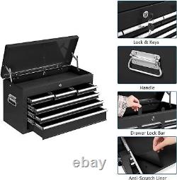 8-Drawer Lockable Rolling Tool Chest Tool Storage Cabinet Tool Box for Garage