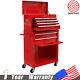 8-drawer Rolling Tool Box Cart Detachable Tool Chest With 1 Adjustable Shelf