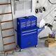 8-drawer Rolling Tool Chest Box, High Capacity Tool Box Storage Cabinet-blue